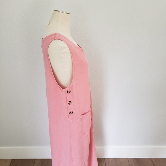 Amy K Su Vintage 90s Overalls Dress - Maxi Jumper - Picture 3 of 7